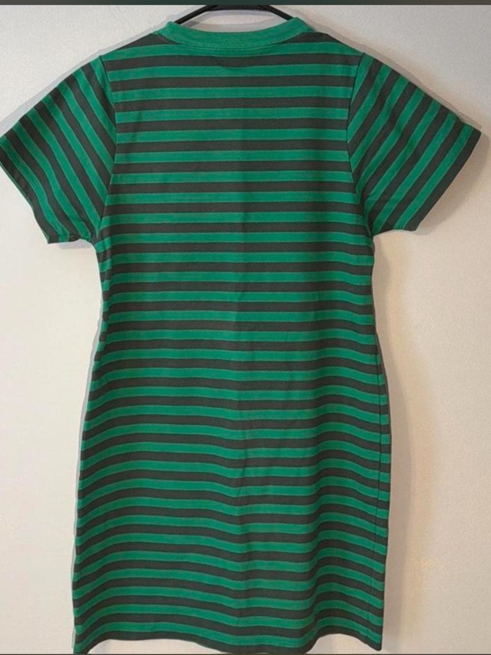 Marc Jacobs Green Striped T-Shirt Dress - Picture 2 of 5